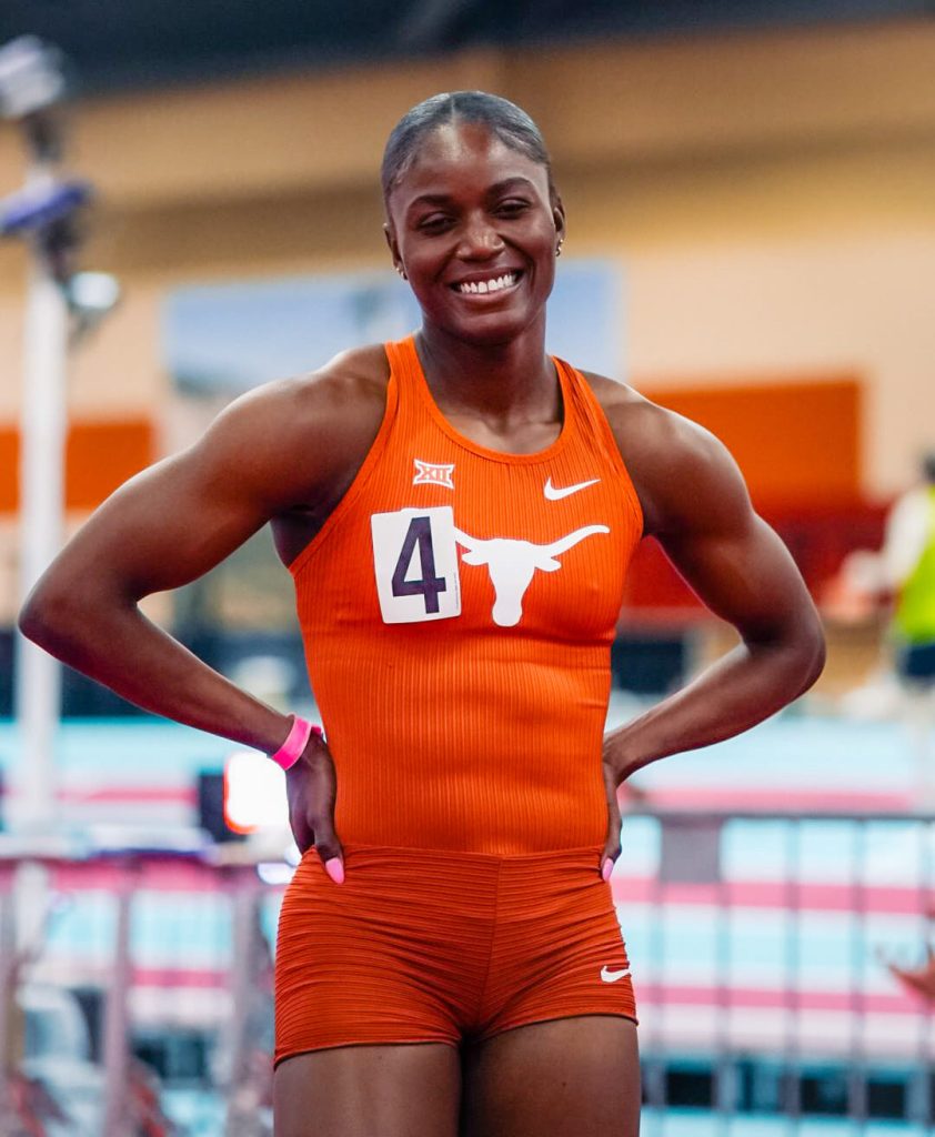 Julien Alfred of Texas sets meet record in women's 60m final at Big 12 Championships