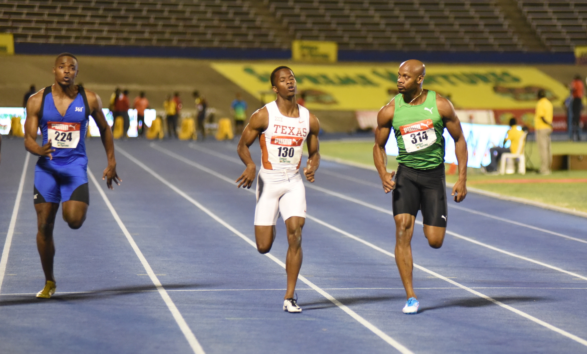 “Senoj-Jay’s execution of his race was outstanding” says coach