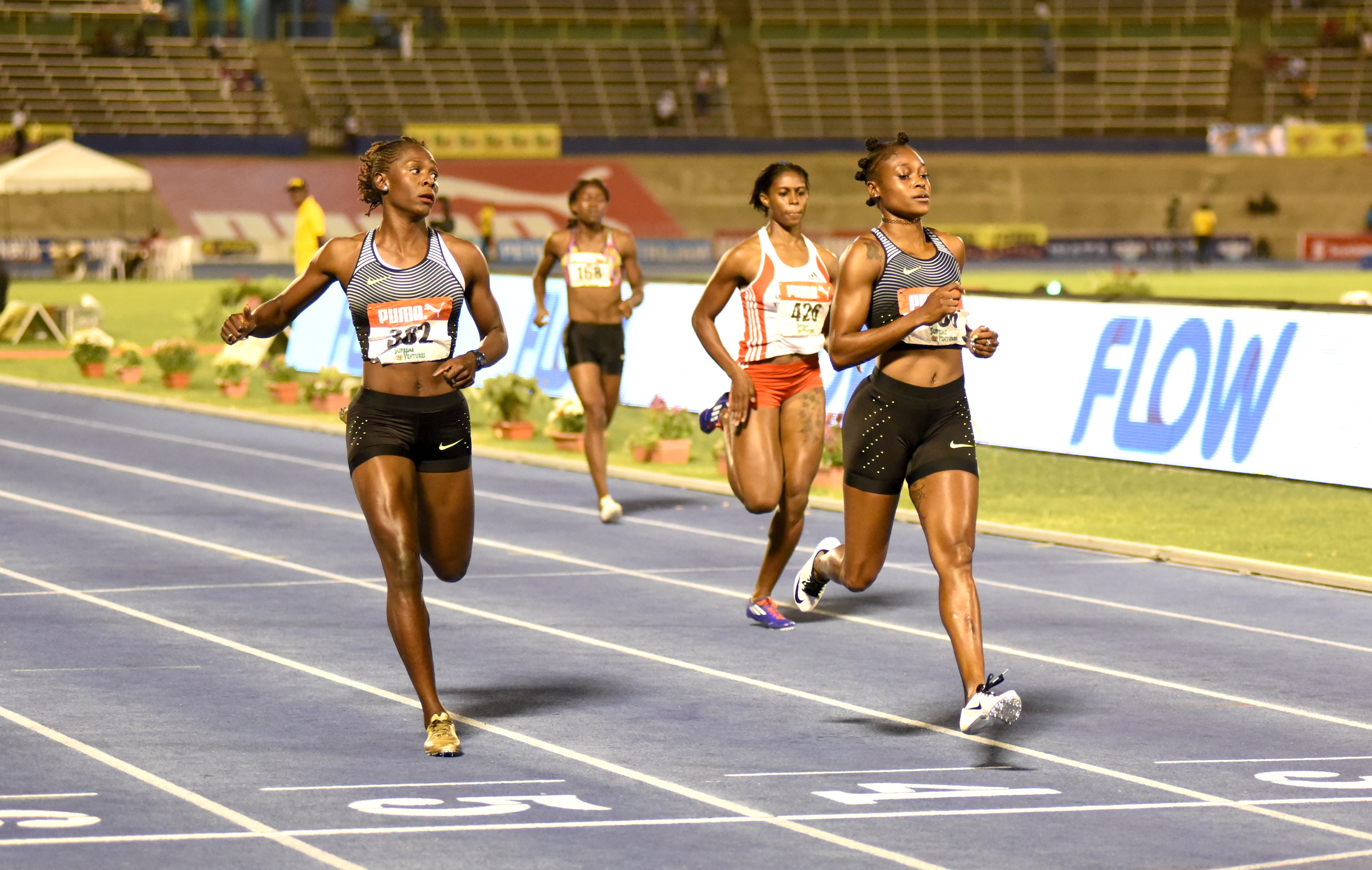 Big names into 200m finals #JamaicaTrials