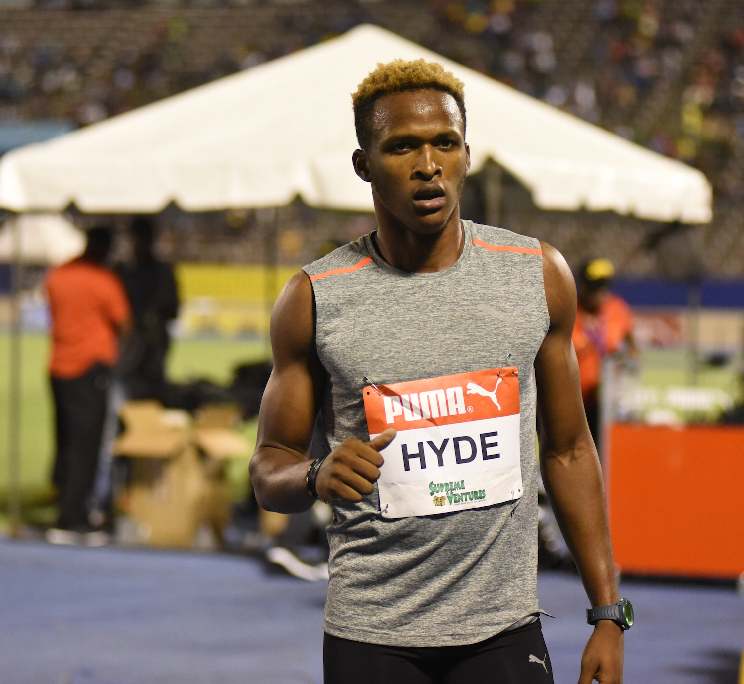 Jaheel Hyde searches for Doha 2019 mark