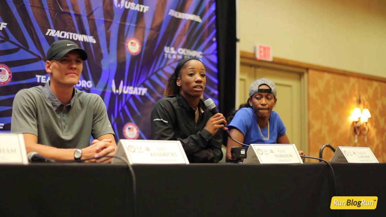 Kendra Harrison @ 2016 Olympic Trials Press Conference