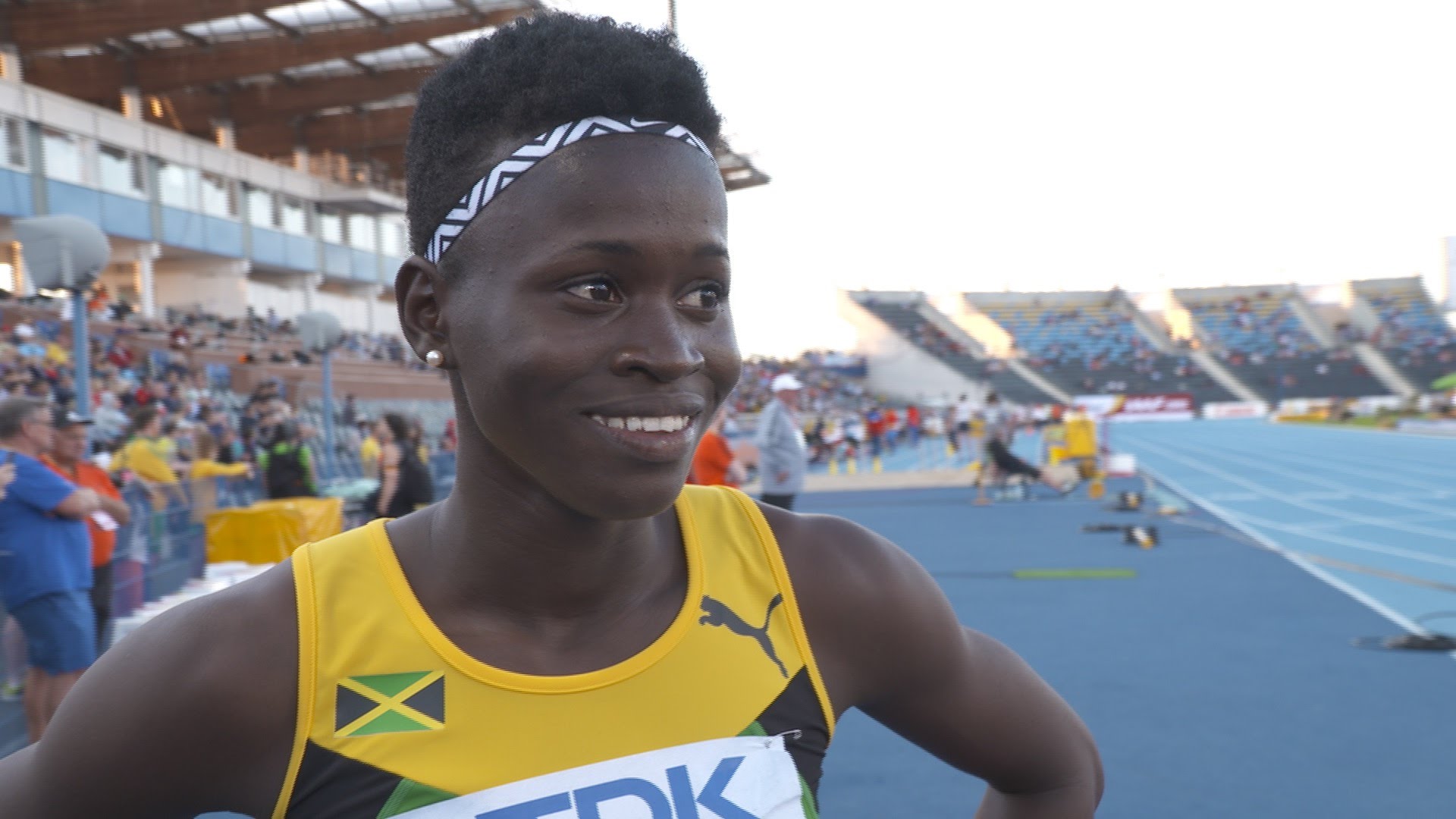 VIDEO: Junelle Bromfield, 400m bronze medal #WU20Champs