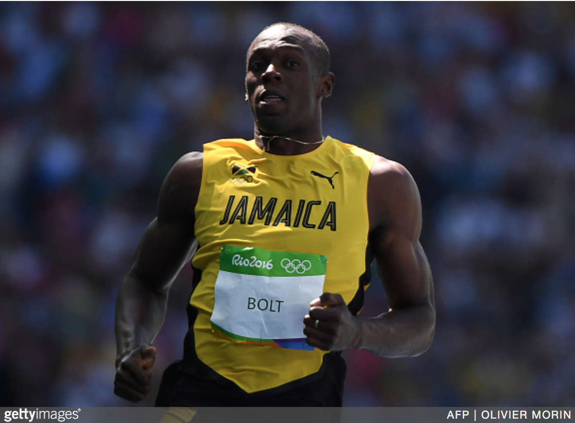 Bolt eases into 100m final