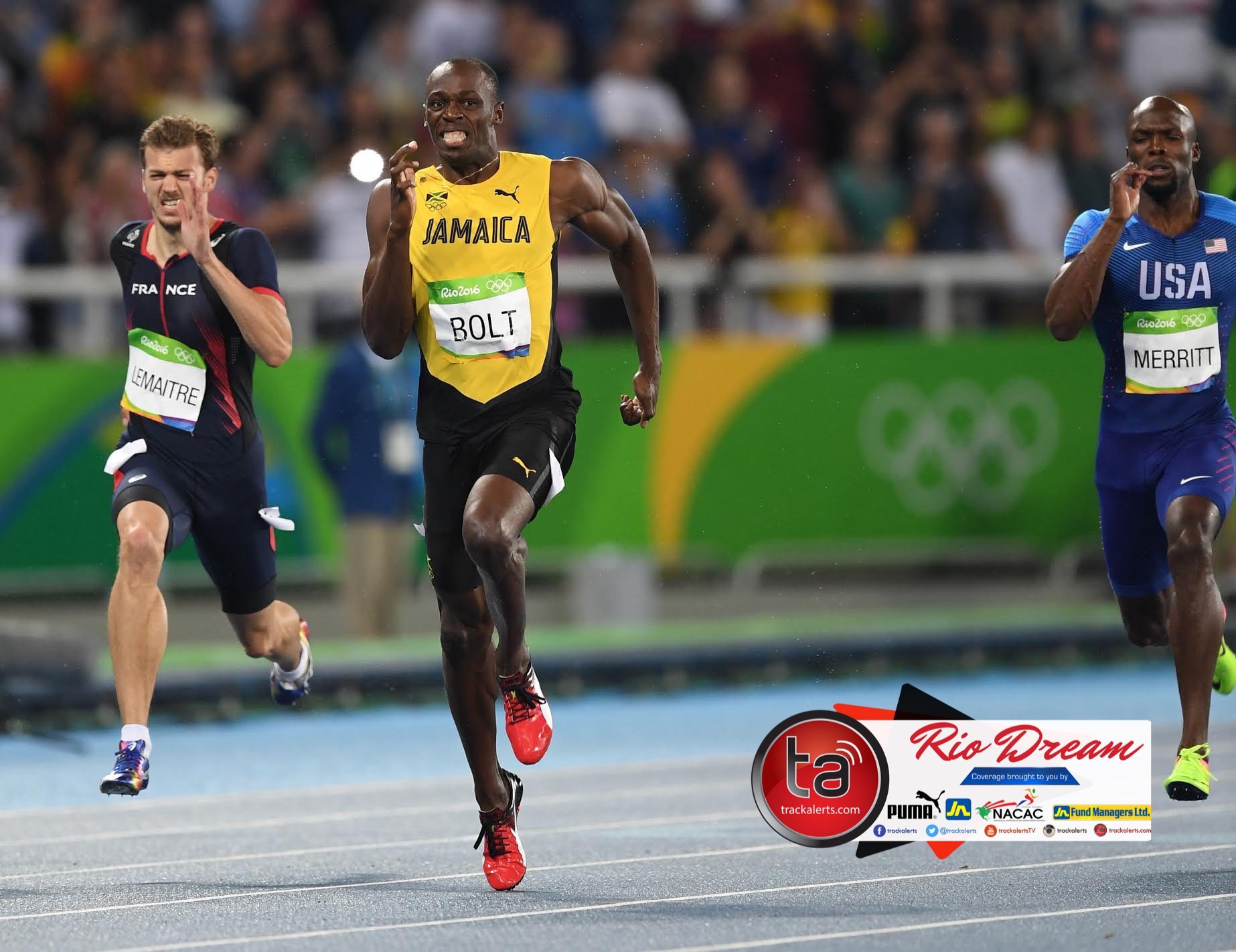 Who is the icon of thes ‘iconic’ Games? Bolt, of course