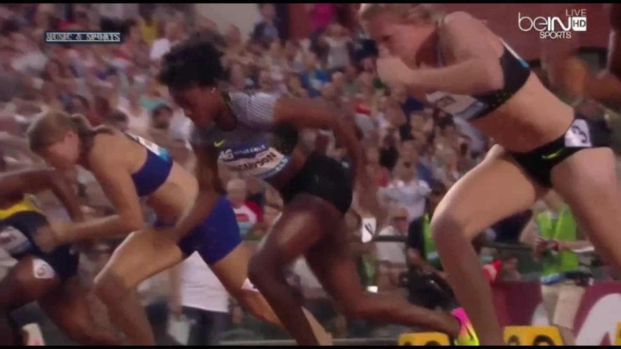 Video: Thompson runs 10.72 to beat Schippers in Brussels