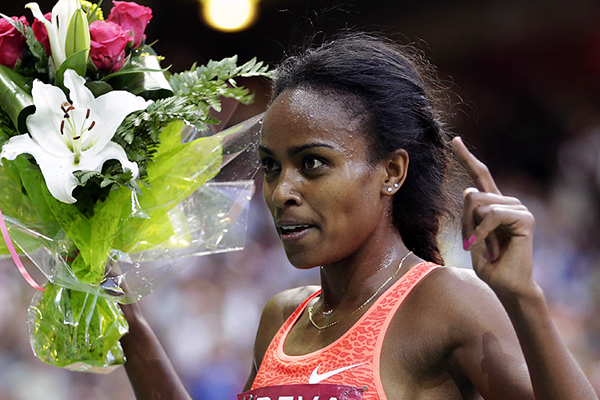 Dibaba breaks world 2000m record in Sabadell