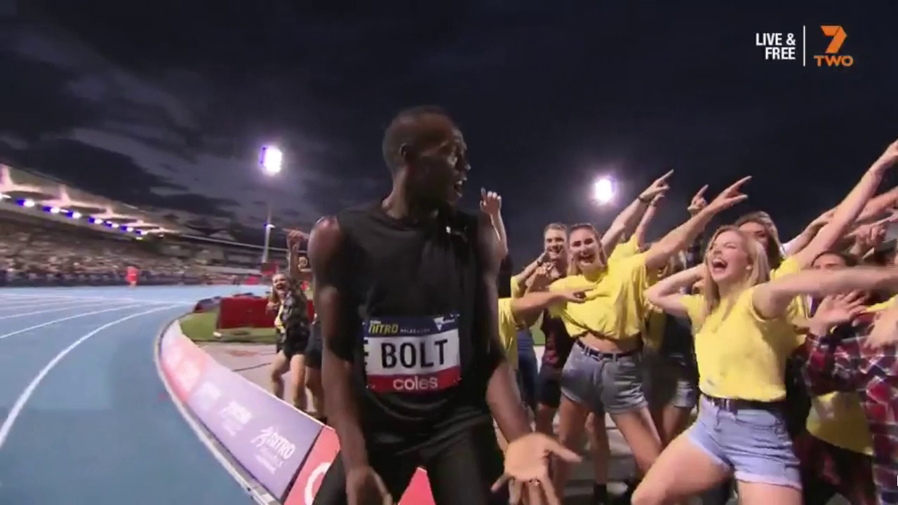 Usain Bolt wins 150m at Nitro Athletics Series 2017