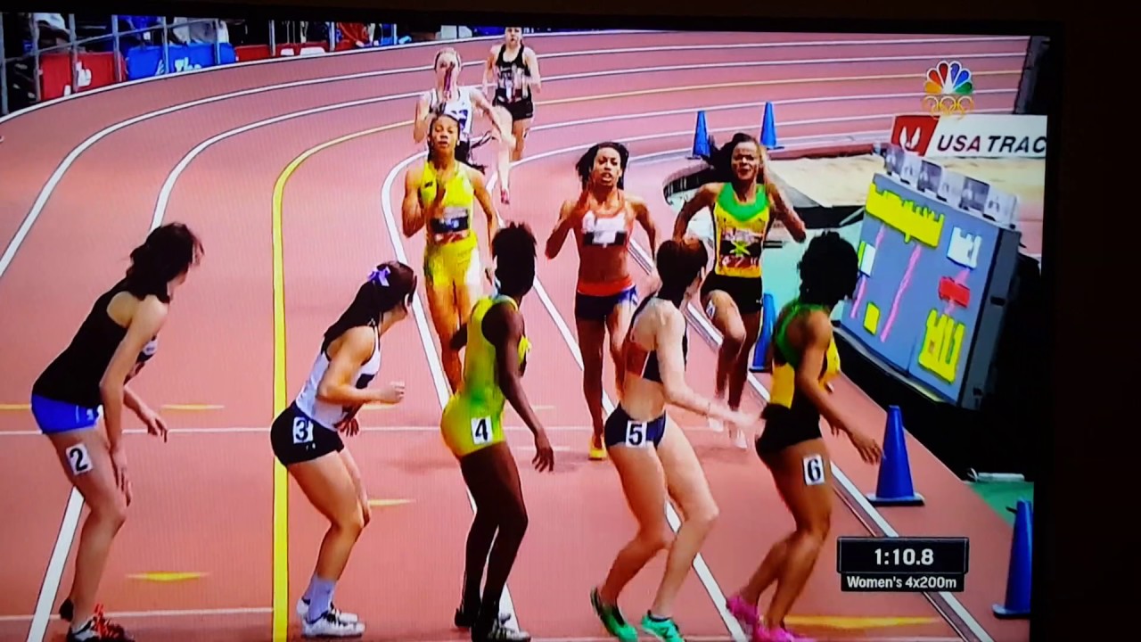Jamaica ladies beat USA in 4x200m at ATI