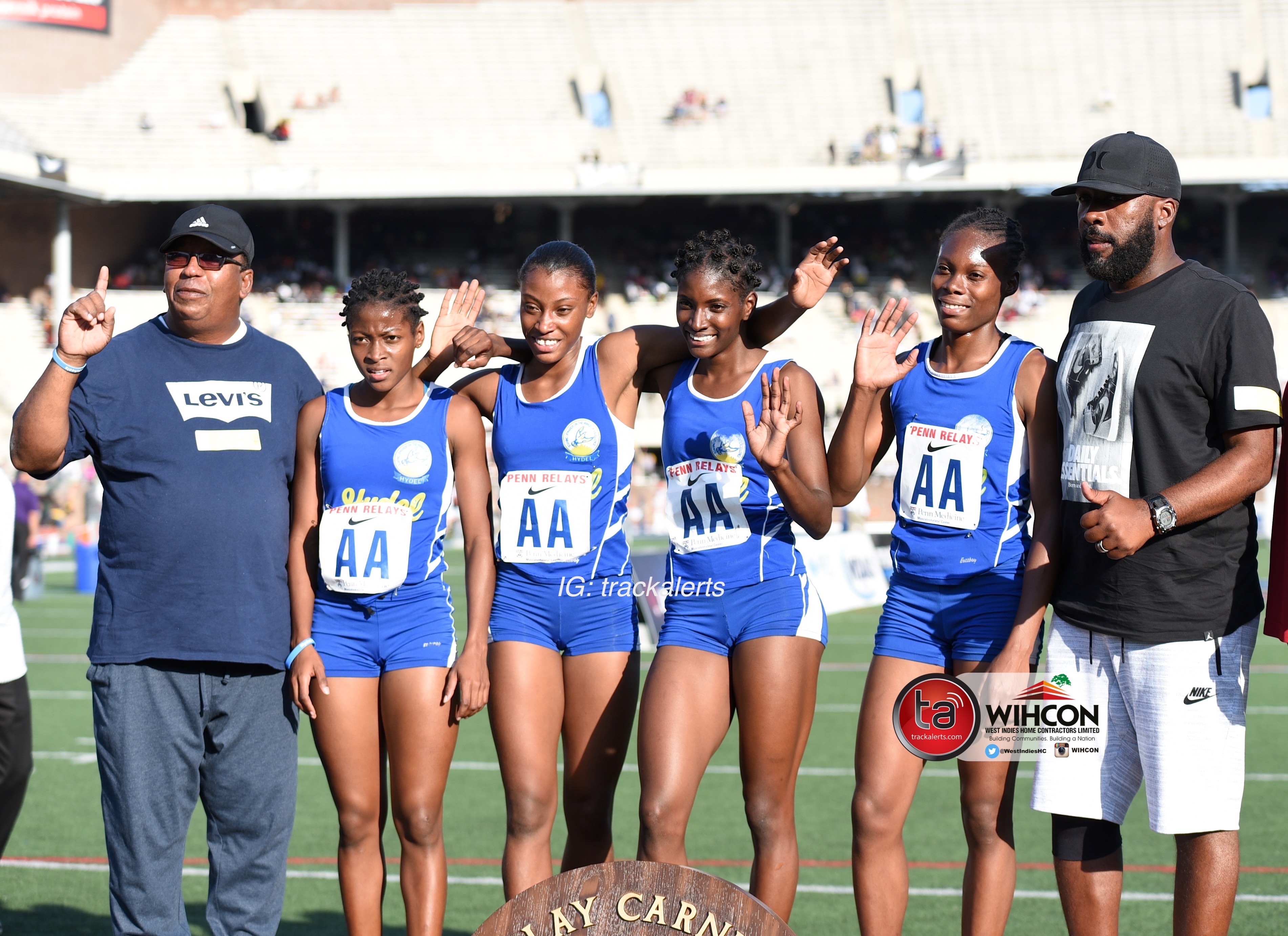 Hydel wins 4x400m for first title at Penn Relays