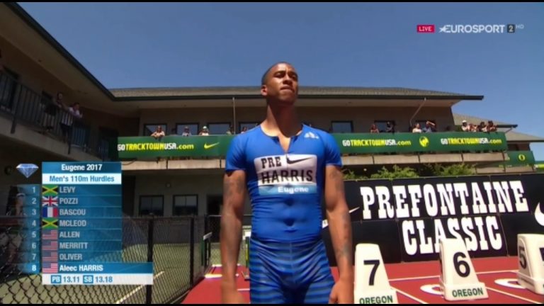 Omar McLeod, Ronald Levy 1-2 in 110H #PrefontaineClassic