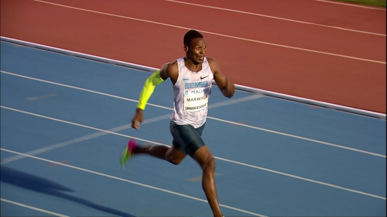 Isaac Makwala runs 200m in 19.77 #MadridWorldChallenge