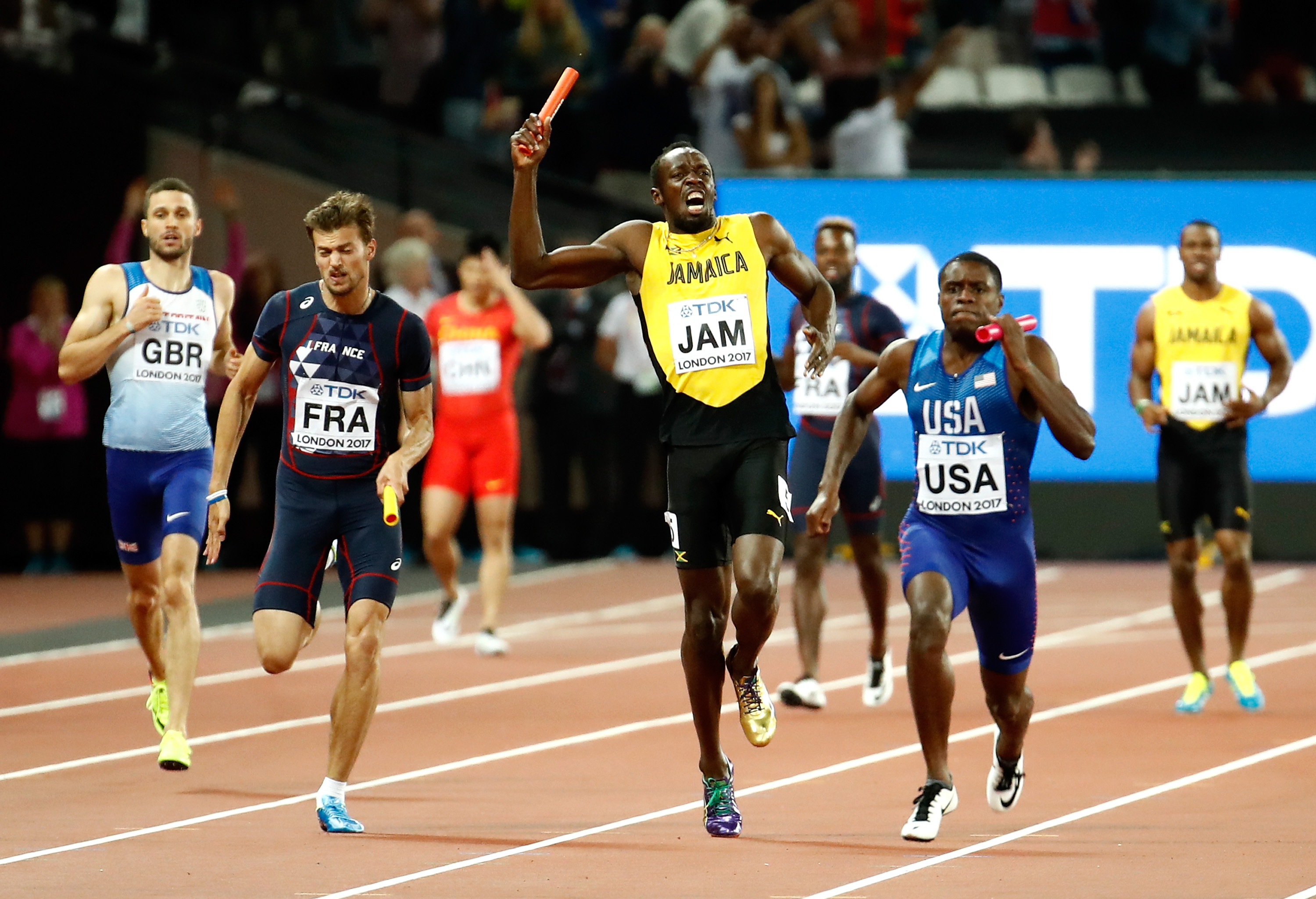Bolt goes down seeking epic departure from sport