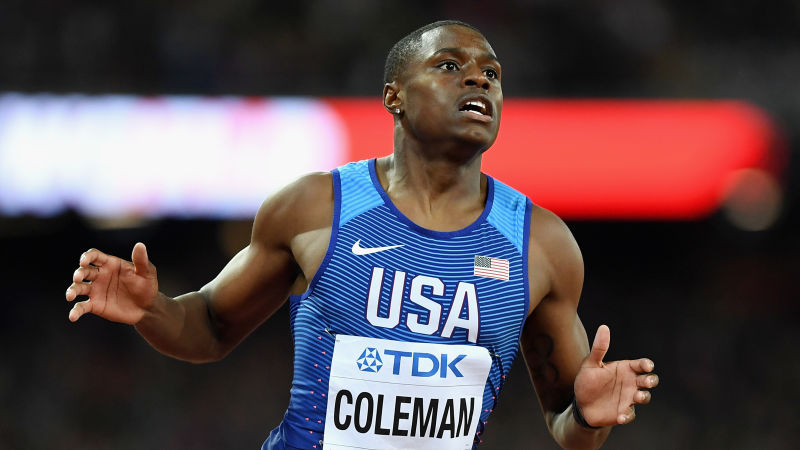 Coleman breaks world 60m record