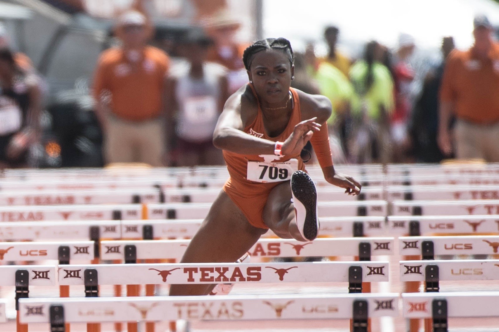 Burton hits top form with 12.64 at Texas Relays
