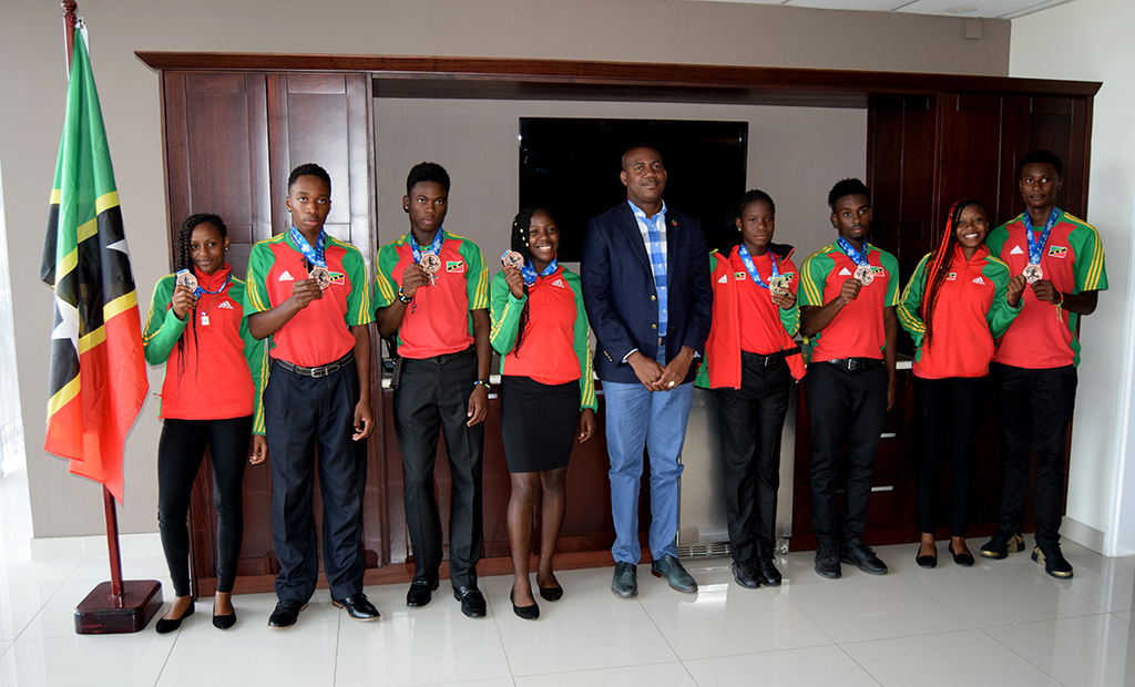 St. Kitts and Nevis athletes praised for an outstanding showing #CariftaGames2018