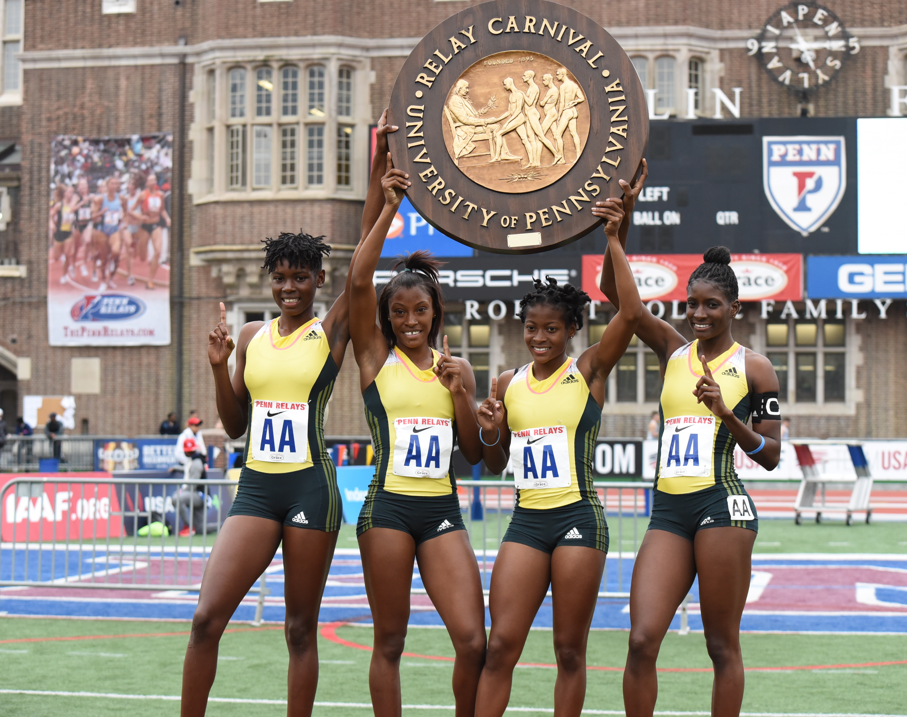 Hydel retains 4x400m title at Penn Relays