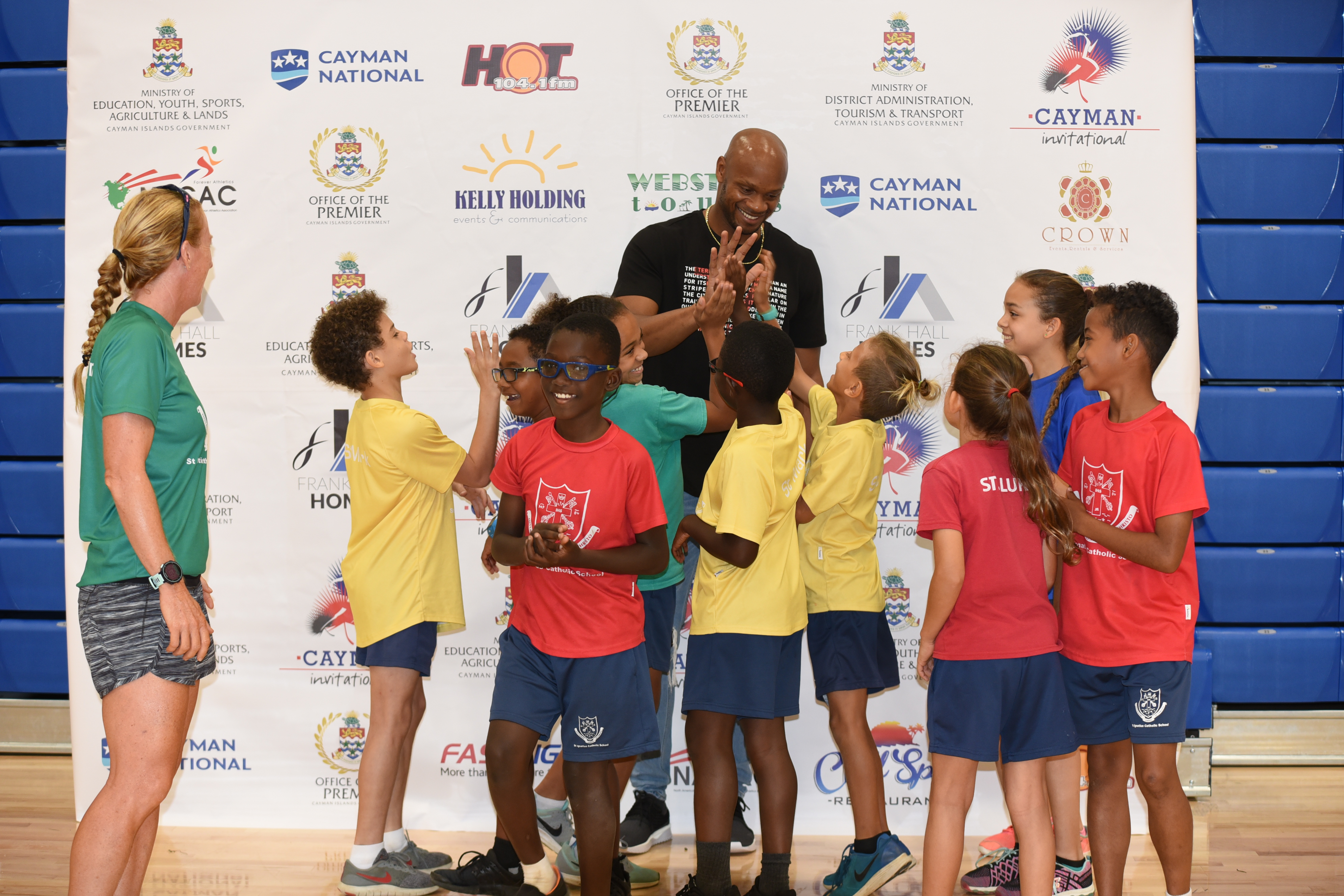 Cayman Invitational 2018 Asafa Powell School Visit