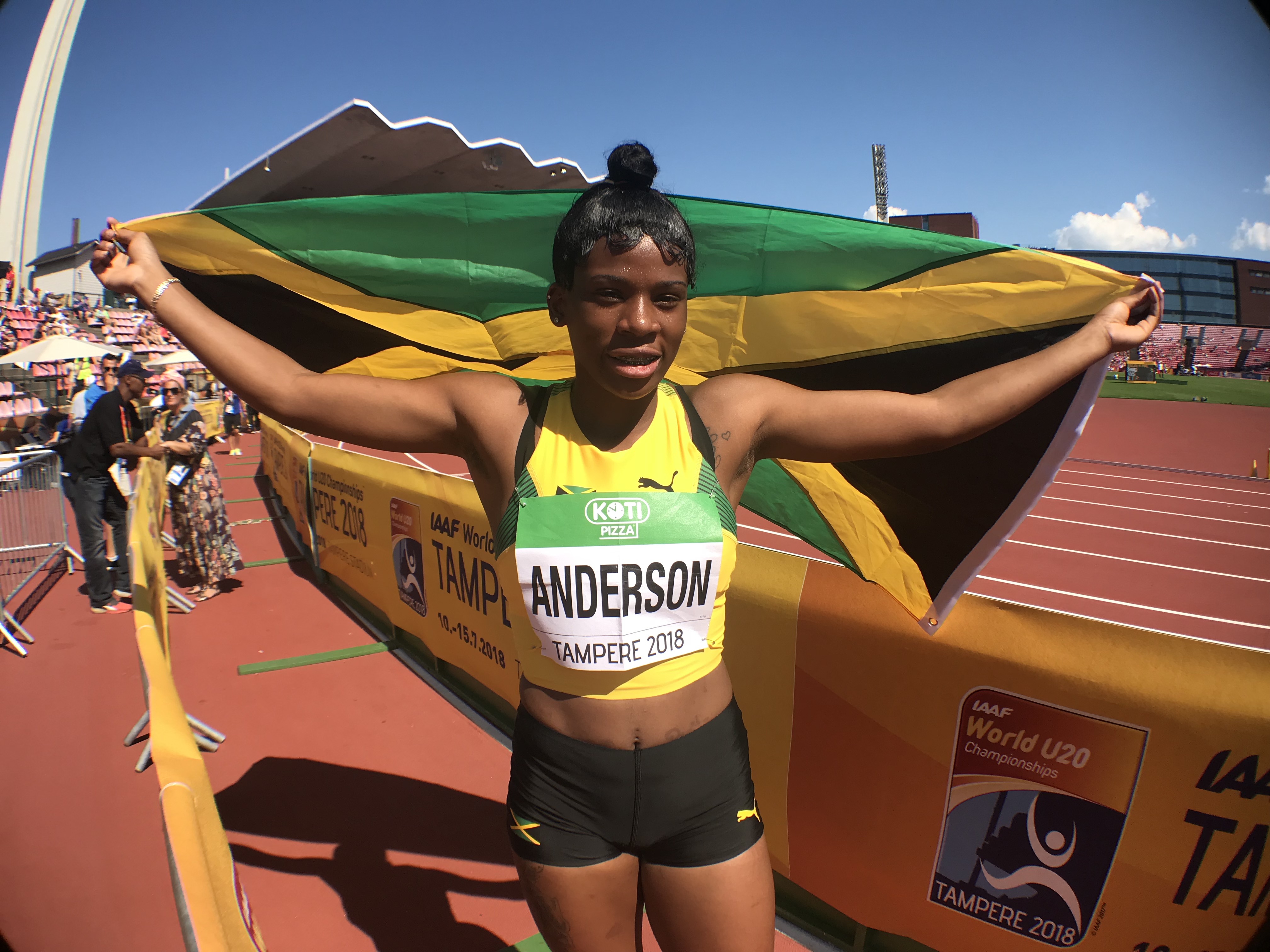 Brittany Anderson runs PB; Christania Williams 7.18 in early rounds at American Track League