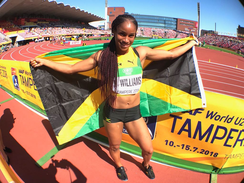 Briana Williams sets new Jamaica Junior Record