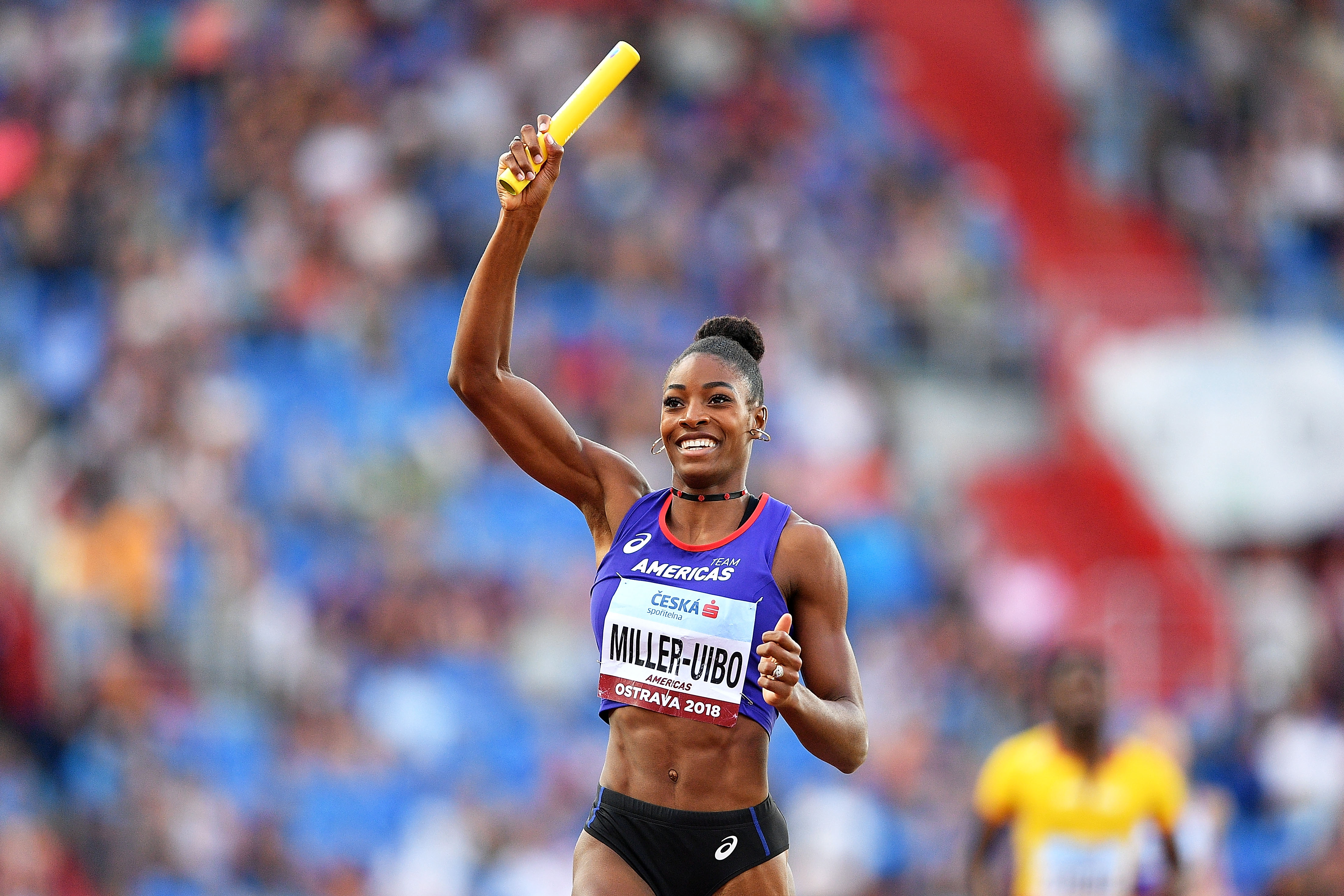 Shaunae Miller-Uibo at the Continental Cup