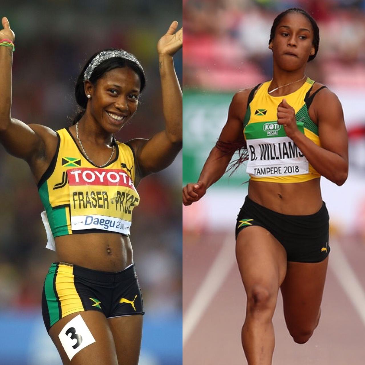 Briana Williams faces Fraser-Pryce at Racers Grand Prix on June 8