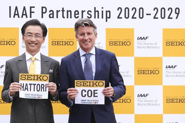 Seiko renews its partnership with the IAAF for ten more years