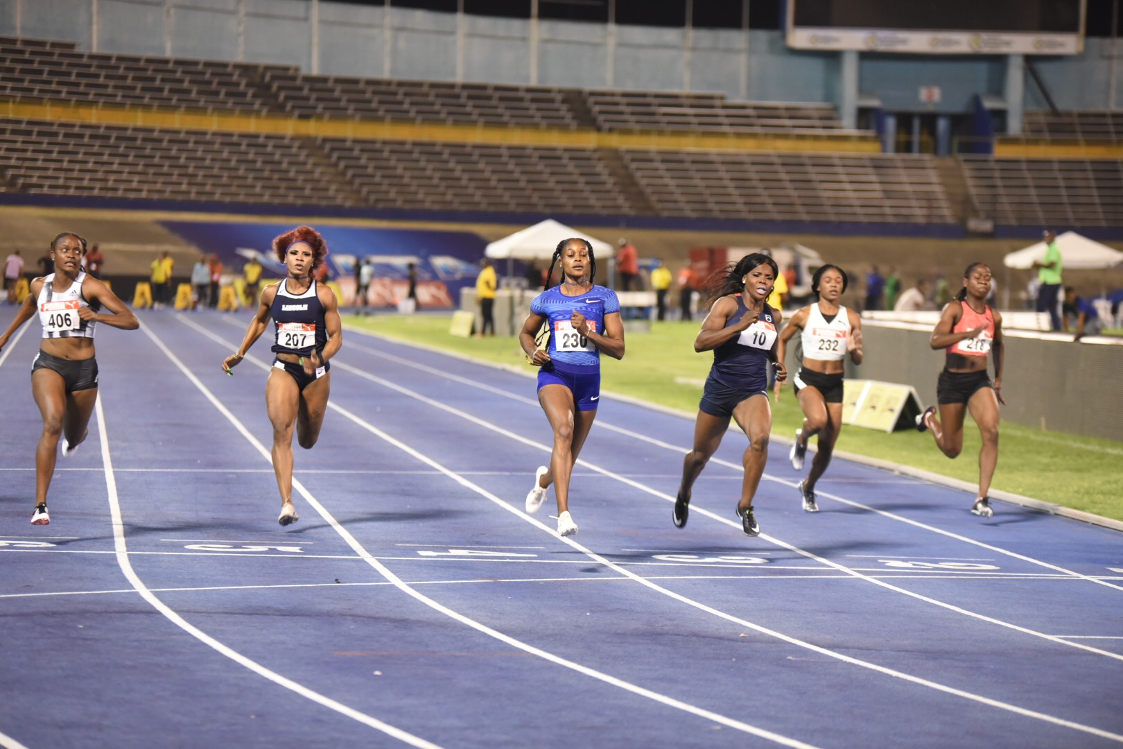 Elaine Thompson wins at the Jamaica Trials --- Jubilee Series