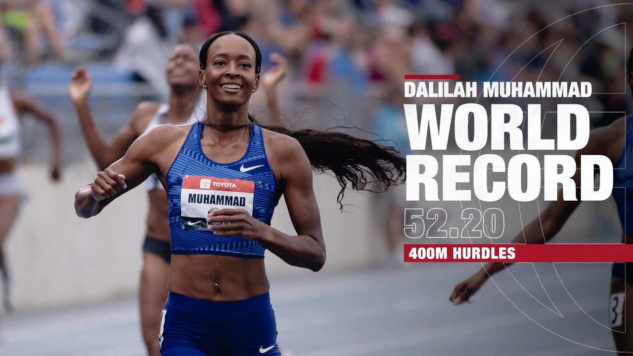 Watch Dalilah Muhammad 52.20 World 400mH Record Set At USA Trials