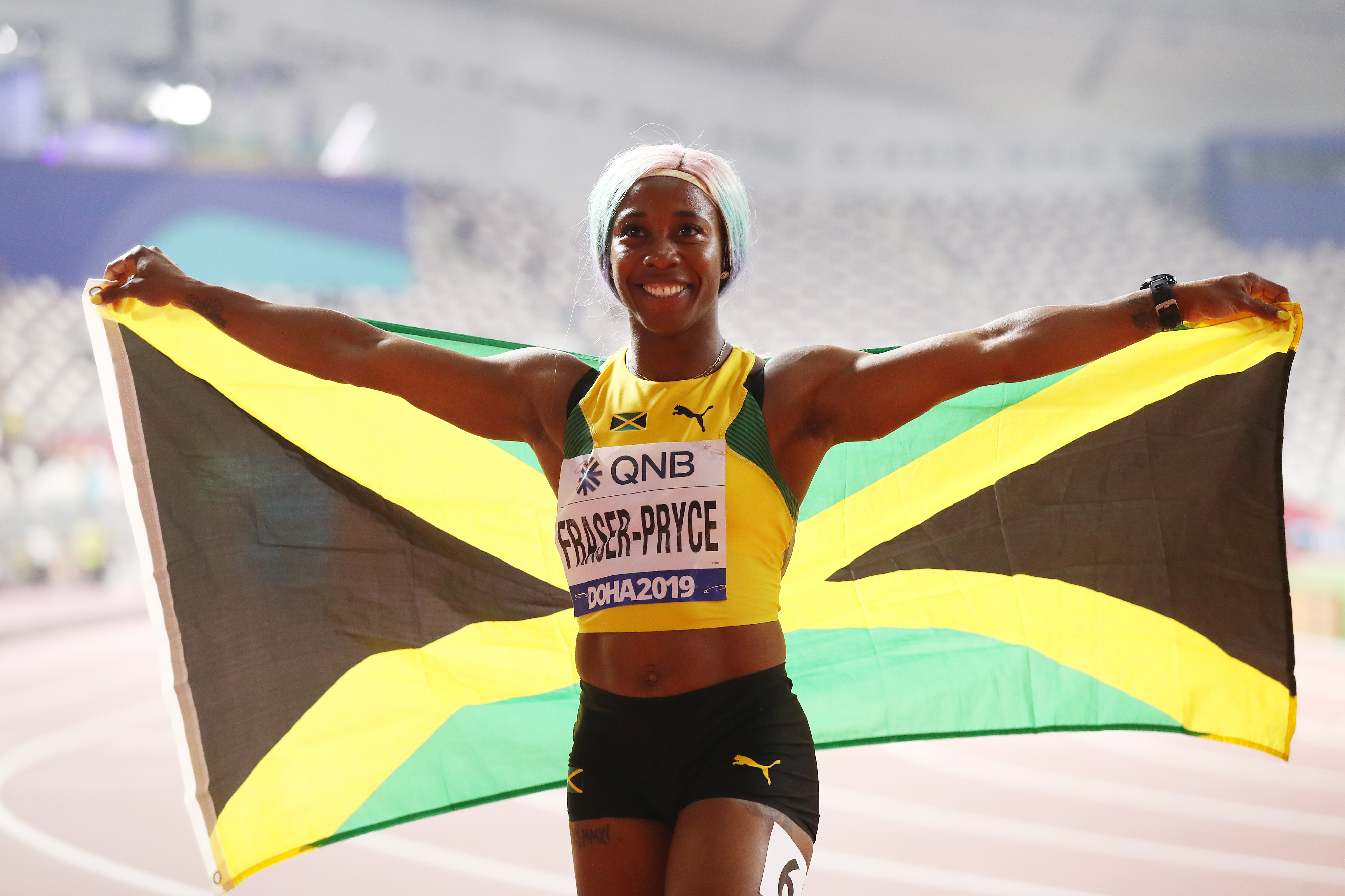 Fraser-Pryce, Parchment on this day win London 2012 Olympic medals