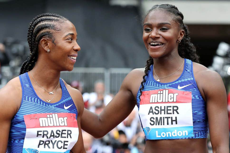 Asher-Smith Edges Out Fraser-Pryce In Brussels Diamond League