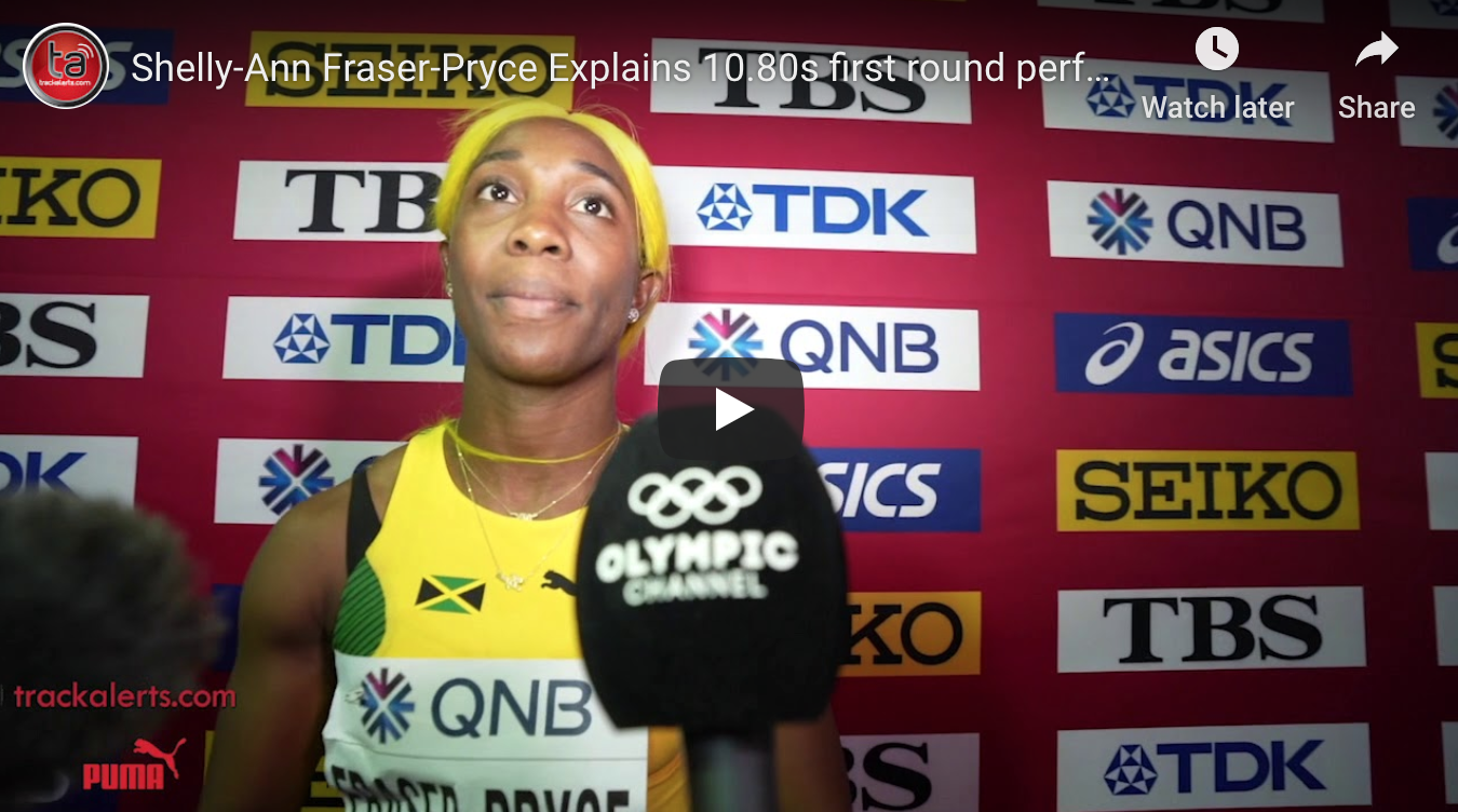 Shelly-Ann Fraser-Pryce Explains 10.80s first round performance in Doha