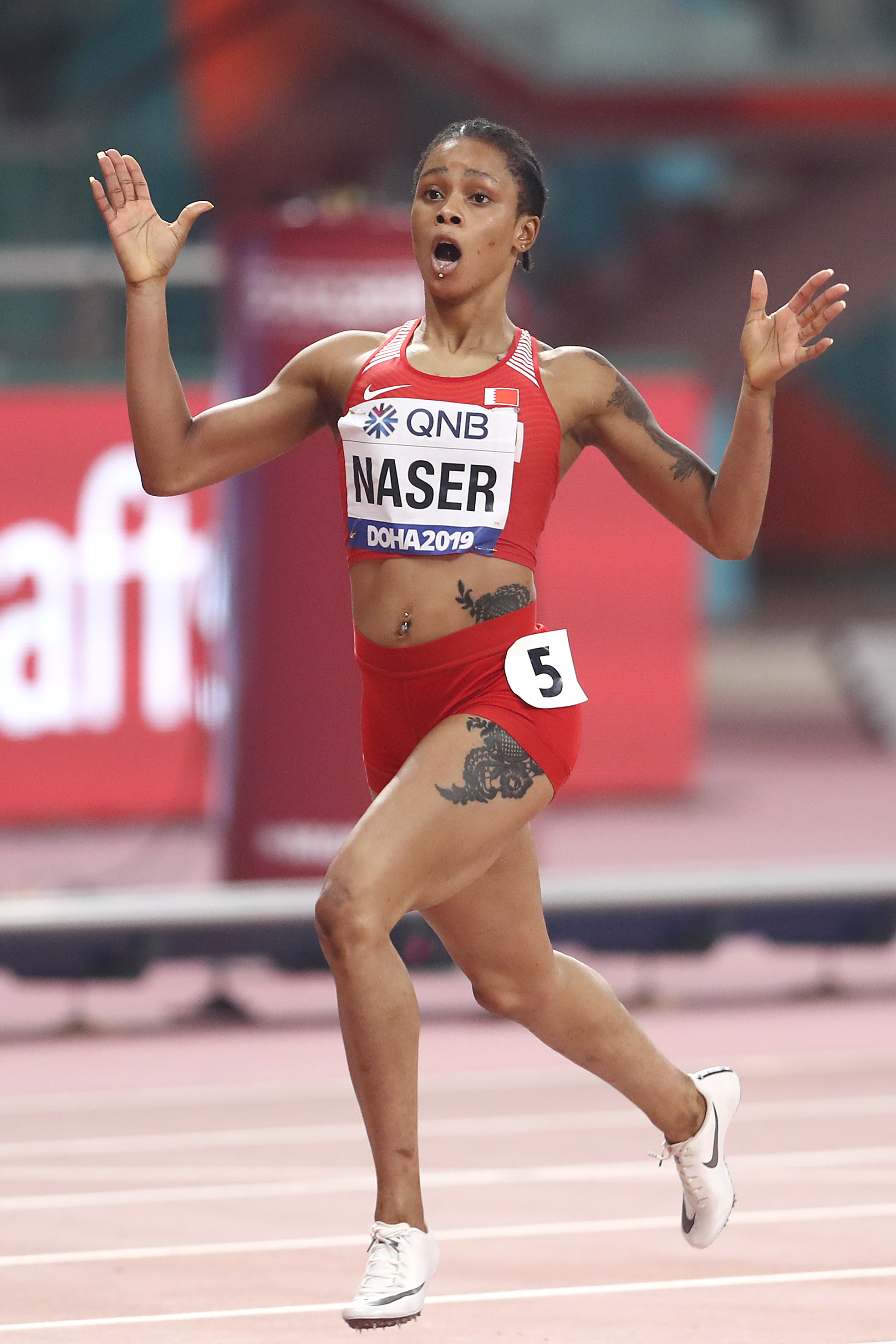 World 400m champion Naser faces 2-year ban