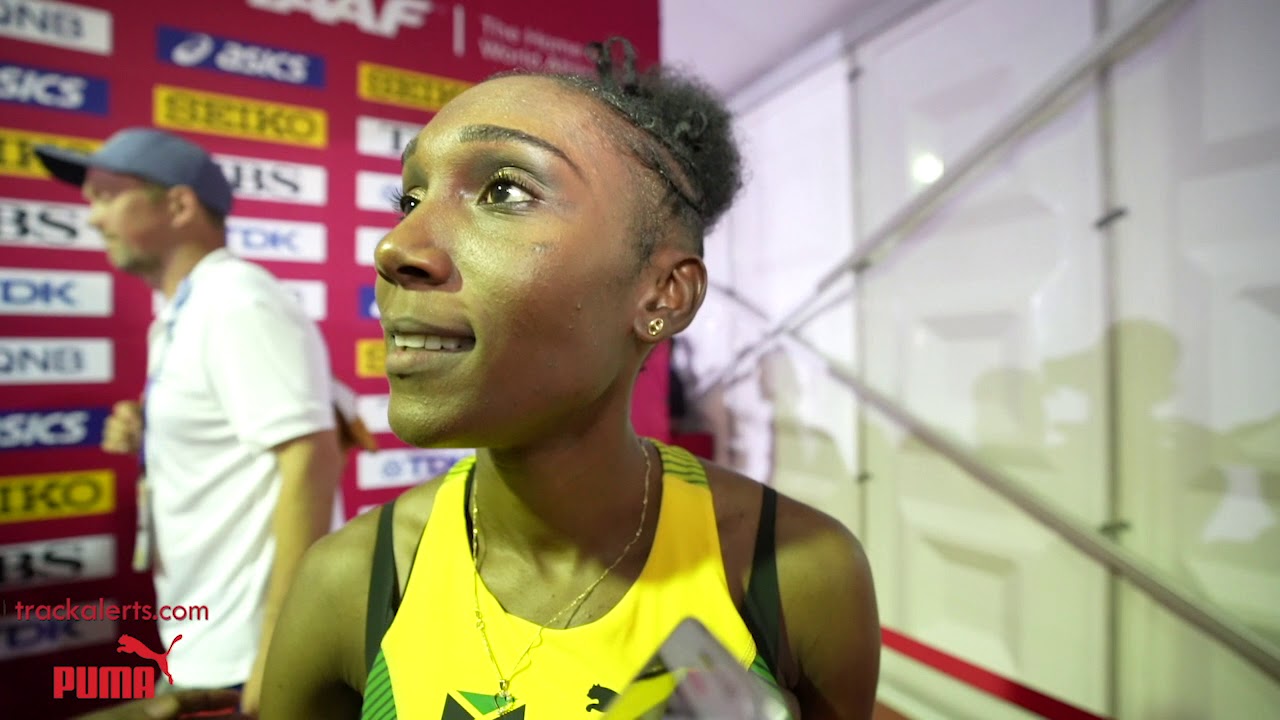 Natoya Goule pleased with being a finalist #Doha2019