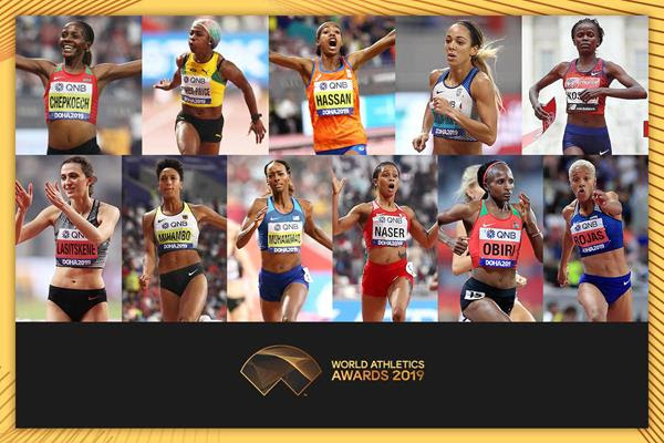 World Athletes of the Year ahead of the World Athletics Awards 2019 in Monaco on Saturday 23 November