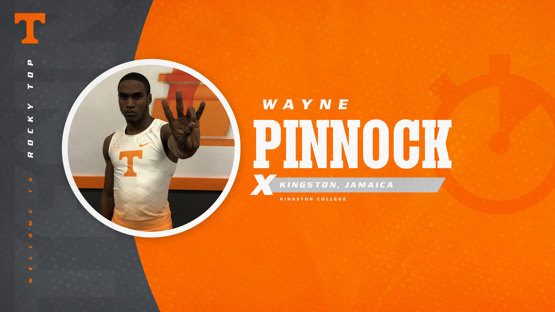Wayne Pinnock is also a very successful sprint hurdler... NCAA Championships