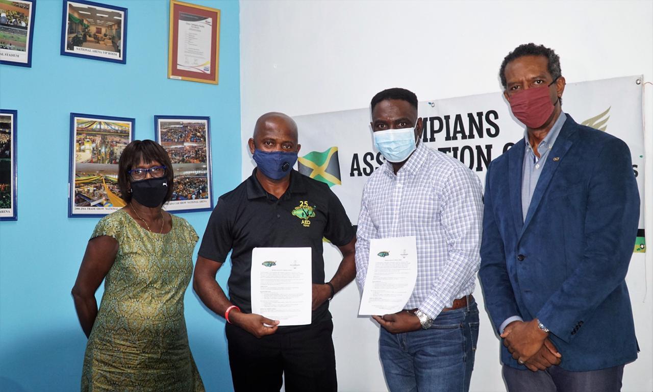 Jamaican Olympians, Team Jamaica Bickle sign MOU to help athletes