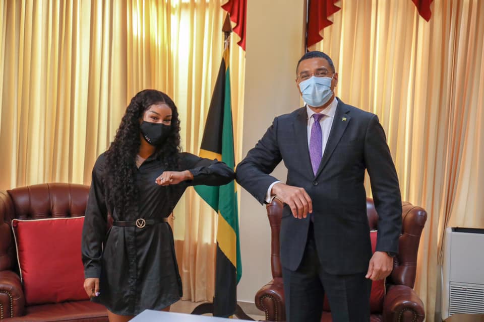 Jamaica’s PM highlights Briana Williams’ contribution to nation building