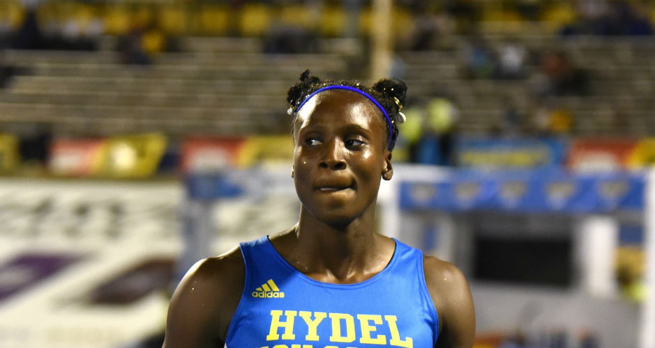 Watch Ashanti Moore 100m victory #JAAAQualifyingSeries