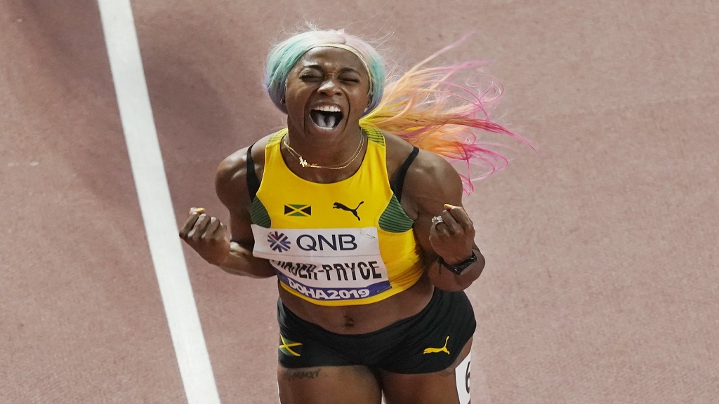 Fraser-Pryce storms to a new Jamaica record of 10.63