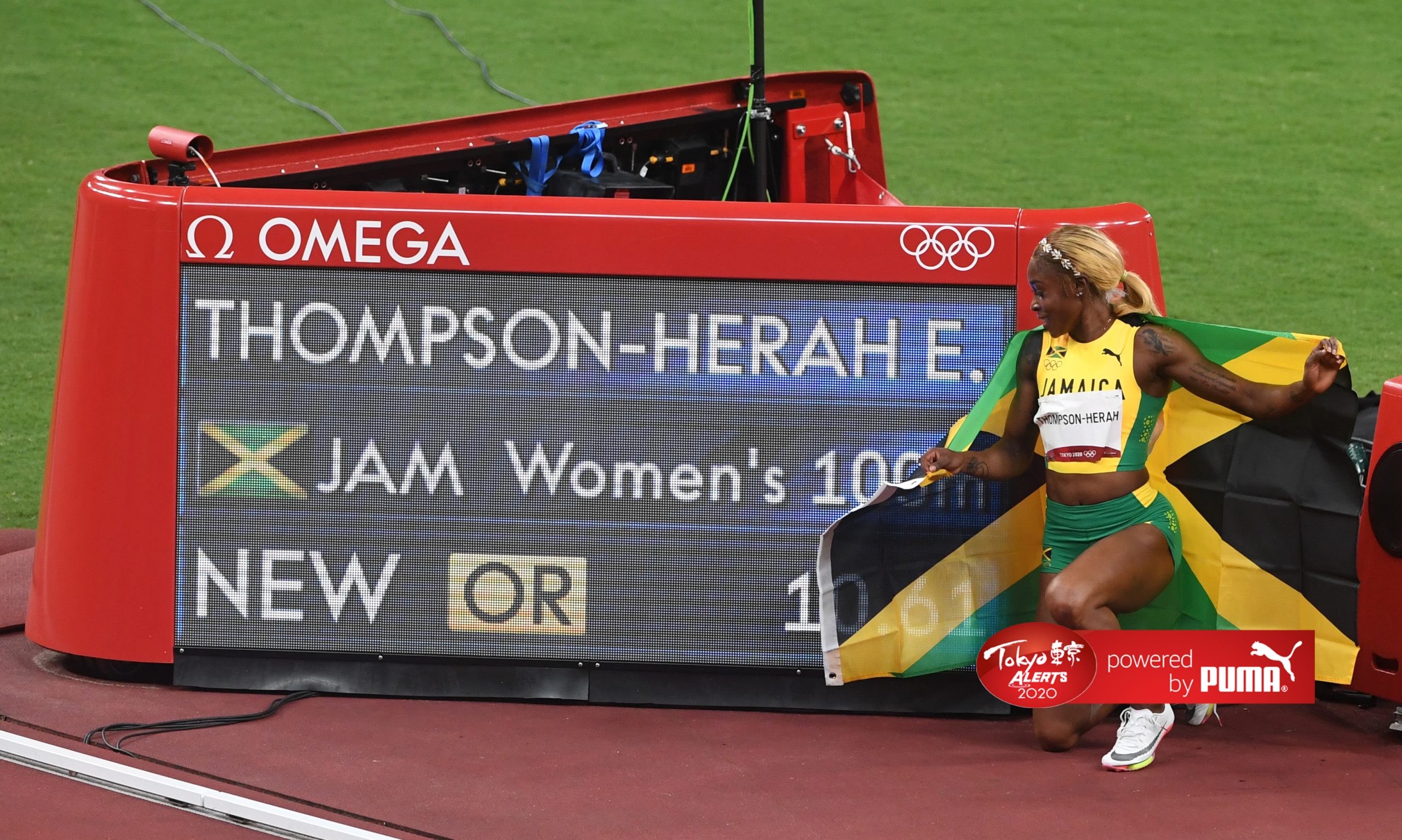 Elaine Thompson-Herah wins at Tokyo 2020
