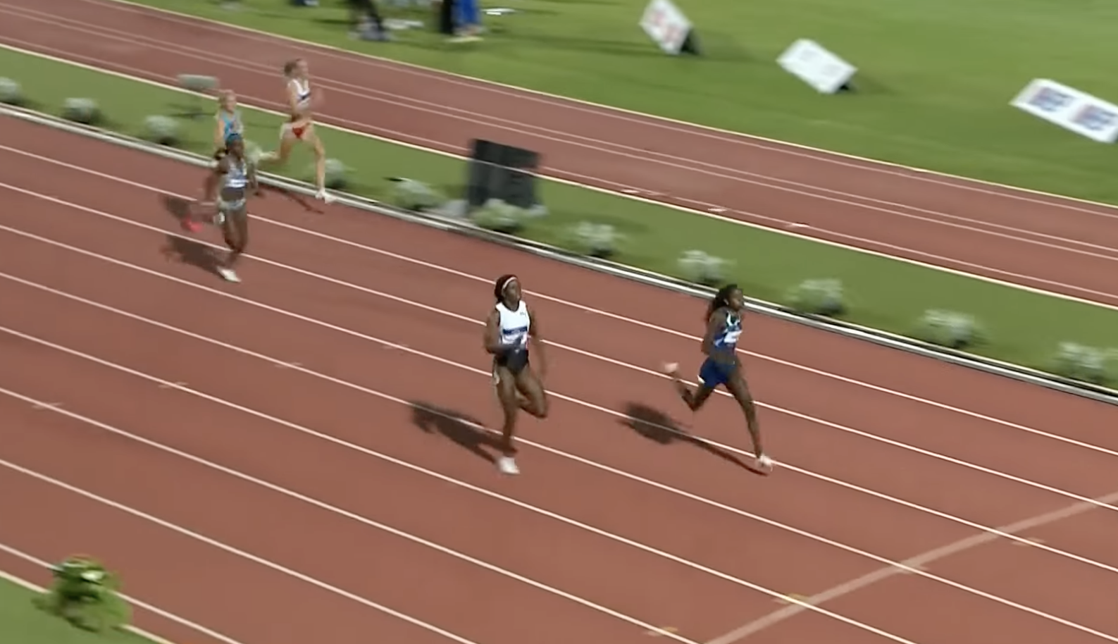 Shericka Jackson loses 3rd straight 200m race to Mboma - Trackalerts