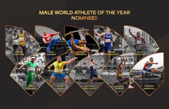 Male nominees announced for World Athletics Award