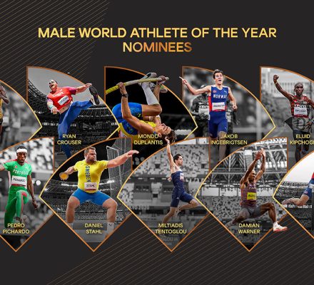Male nominees announced for World Athletics Award