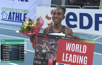 Natoya Goule breaks Jamaica 800m indoor record