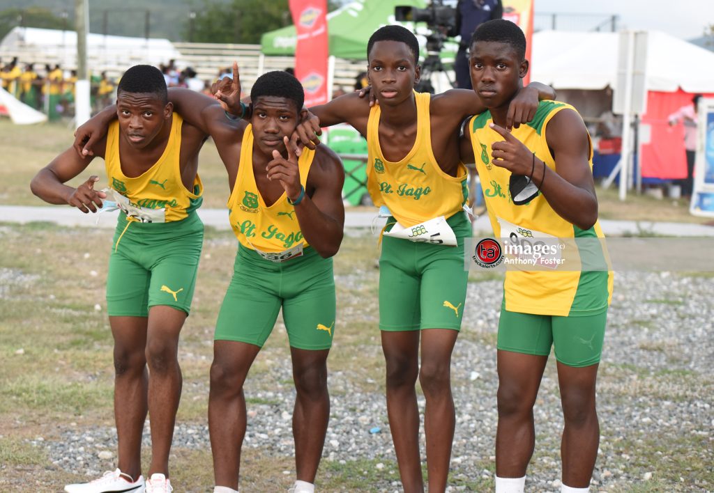 St. Jago Class 3 boys' 4x100m team at Central Champs 2022