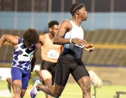 Seville Claims Victory in Men’s 100m Dash at John Wolmer’s Speed Fest