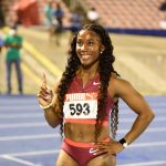 Shelly-Ann Fraser-Pryce at Jamaica Trials 2022