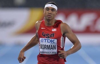 Michael Norman Takes on New Challenge: The 100m Sprint