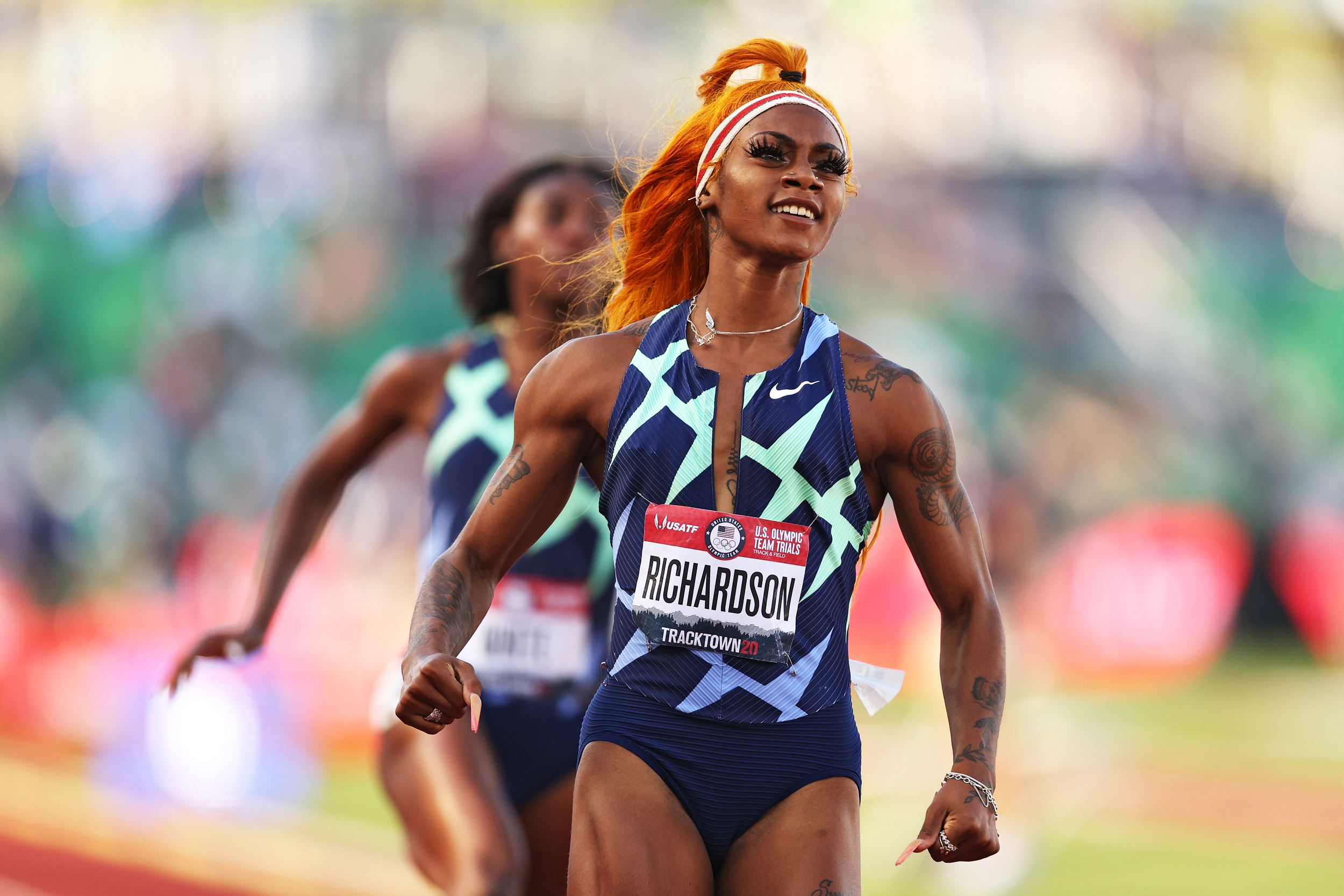 Sha’Carri Richardson withdraws from 200m at U.S. Olympic trials. 