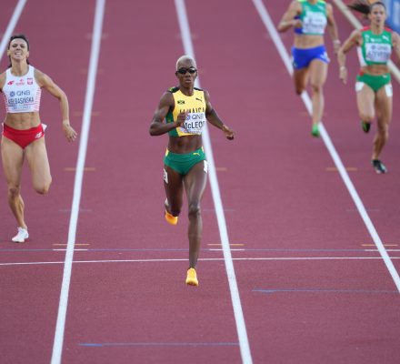 Candice McLeod leads Jamaicans in 400M Final- Oregon22